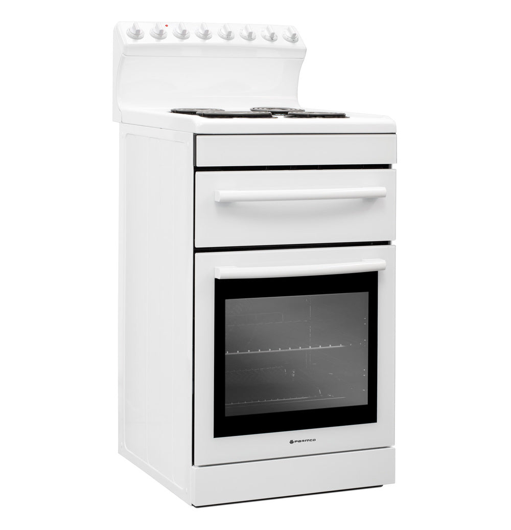 Parmco 540mm Freestanding Stove, Radiant Coil, Fan Oven