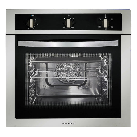 Parmco 600mm 58Litre Oven, 5 Function, Stainless Steel