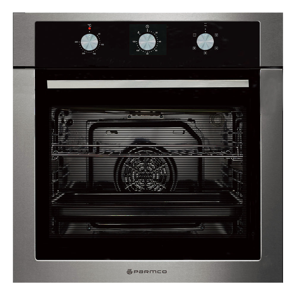 Parmco 600mm 76Litre Oven, 5 Function, Stainless Steel