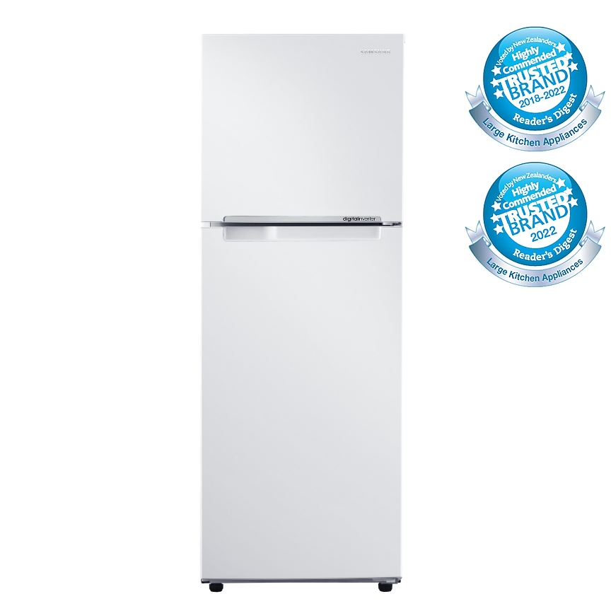 Samsung 236L Top Mount Fridge Freezer, White