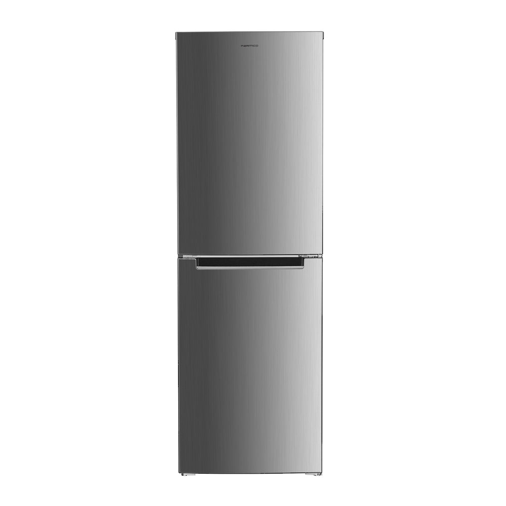 Parmco 253L Fridge Freezer, Silver