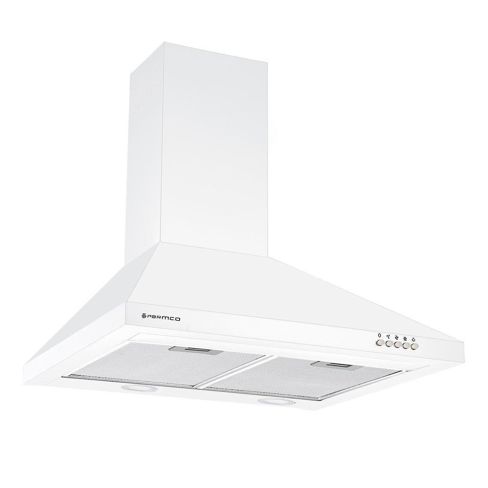 Parmco 600mm Canopy Rangehood, White